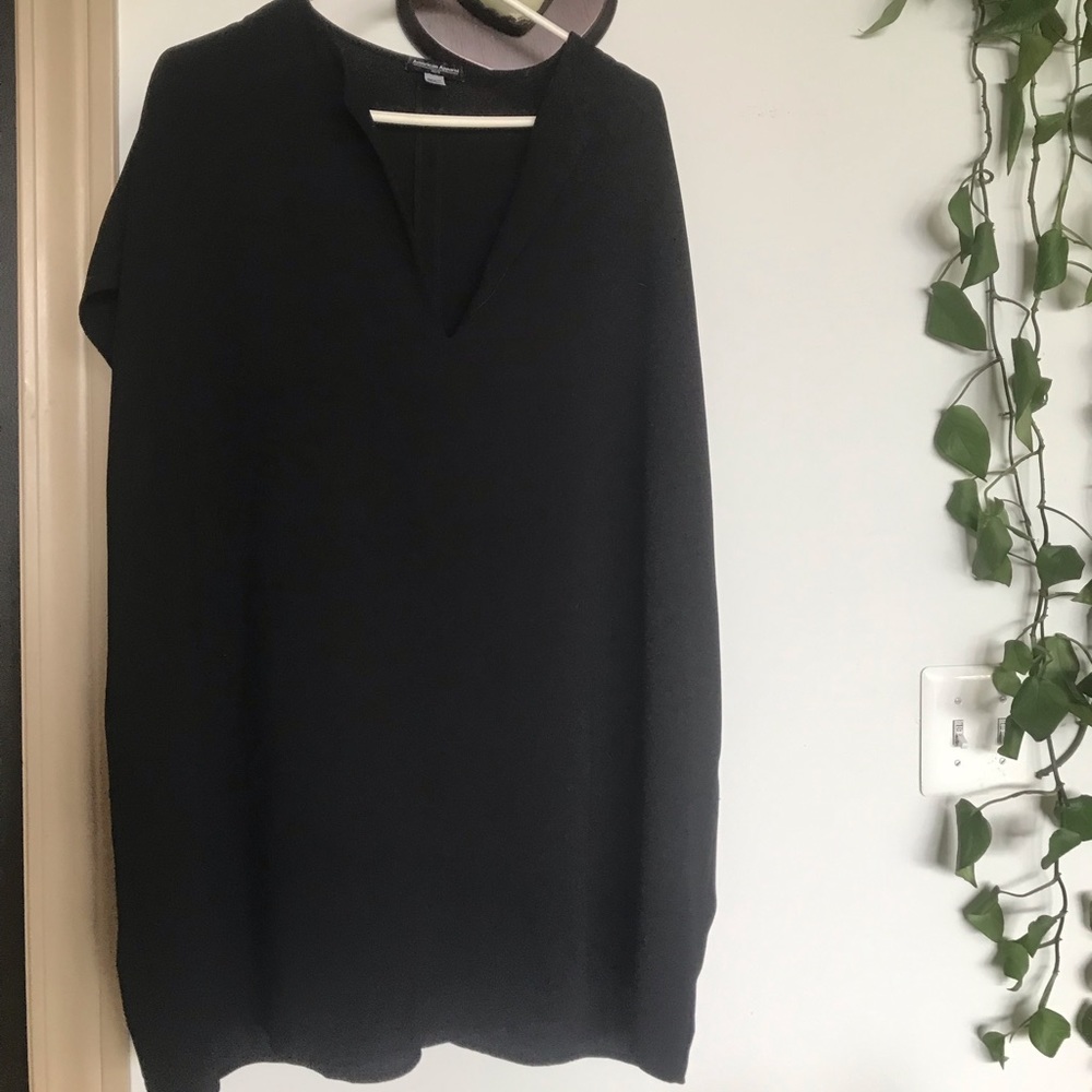 American Apparel black tunic dress